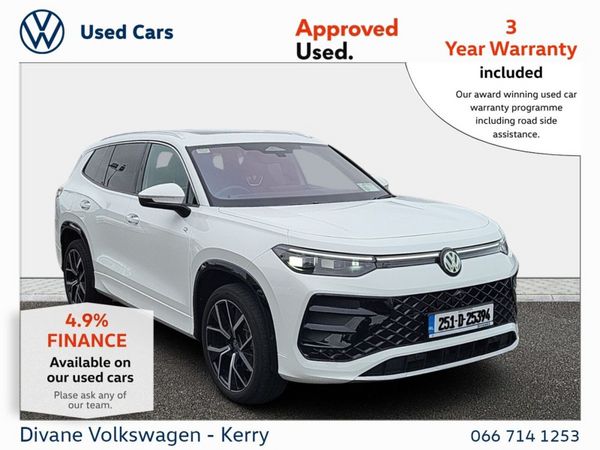 Volkswagen Tayron SUV, Petrol Plug-in Hybrid, 2025, White