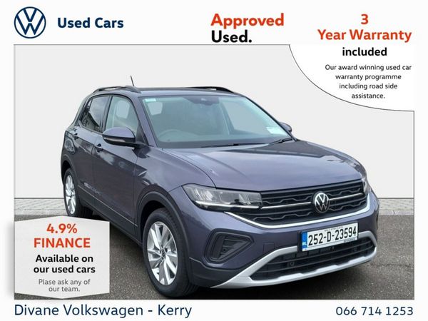 Volkswagen T-Cross SUV, Petrol, 2025, Grey