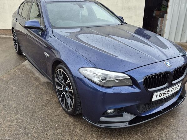 BMW 5-Series Saloon, Diesel, 2015, Blue