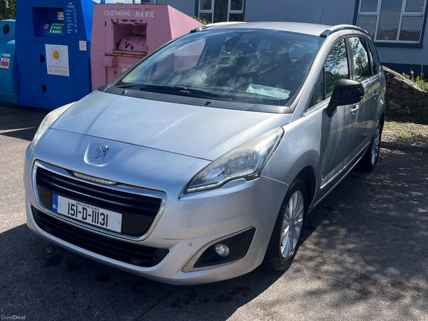 Peugeot 5008 MPV, Diesel, 2015, Grey