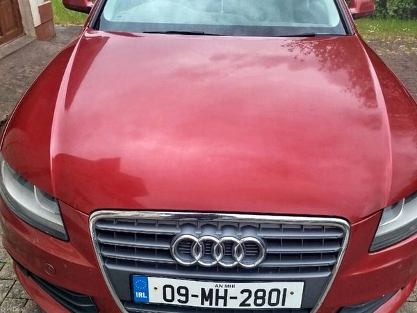Audi A4 Saloon, Diesel, 2009, Red