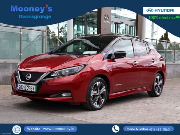 Nissan Leaf Hatchback, Electric, 2020, Red