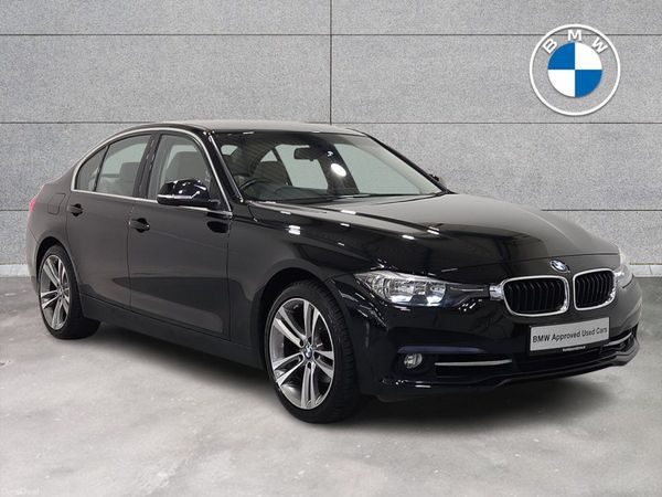 BMW 3-Series Saloon, Petrol, 2017, Black
