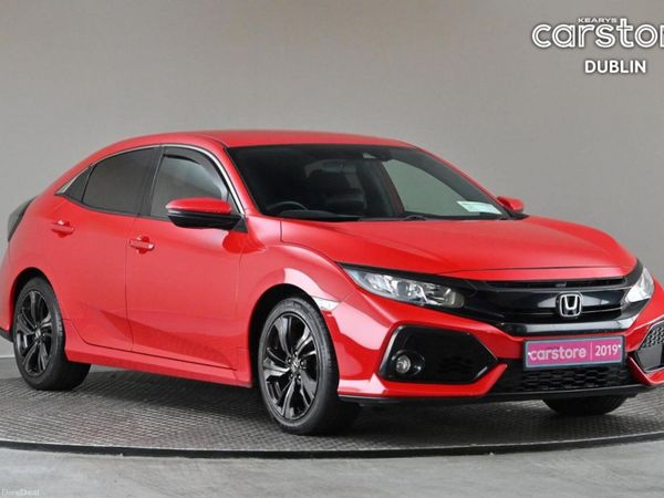 Honda Civic Hatchback, Petrol, 2019, Red
