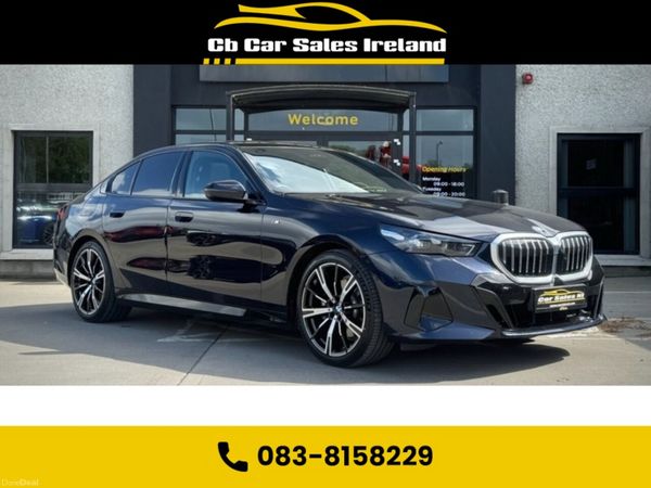 BMW 5-Series Saloon, Petrol Hybrid, 2024, Black