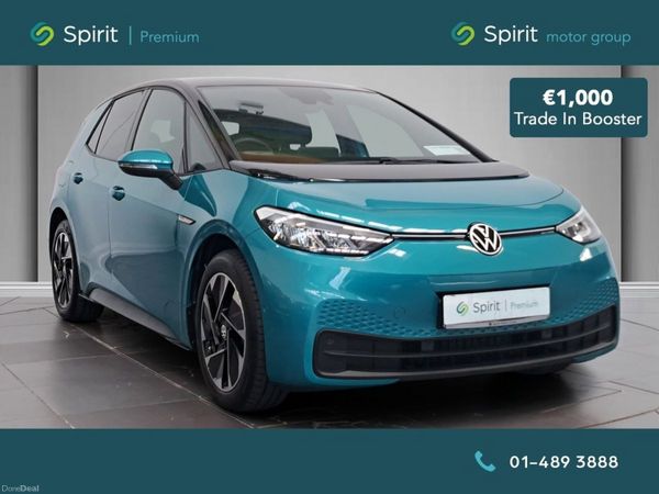 Volkswagen ID.3 Hatchback, Electric, 2023, Green