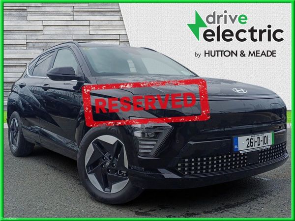 Hyundai KONA SUV, Electric, 2026, Black