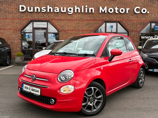 Fiat 500 Hatchback, Petrol, 2020, Red