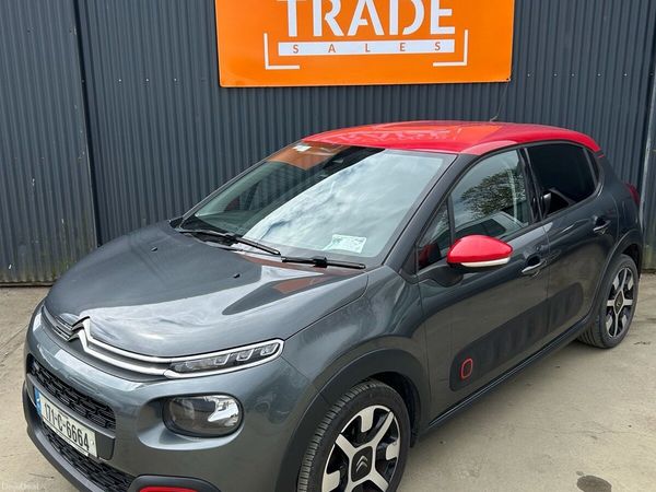 Citroen C3 Hatchback, Petrol, 2017, Grey