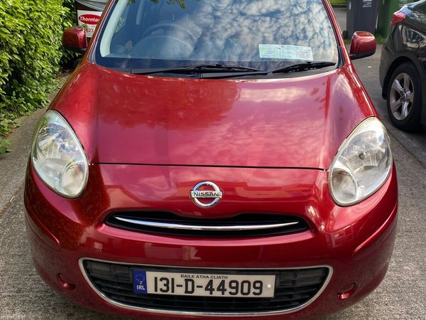 Nissan March Hatchback, Petrol, 2013, Red