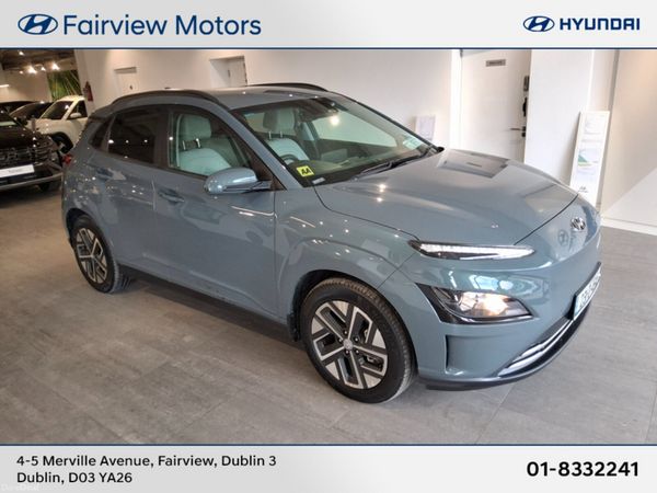 Hyundai KONA SUV, Electric, 2023, Green