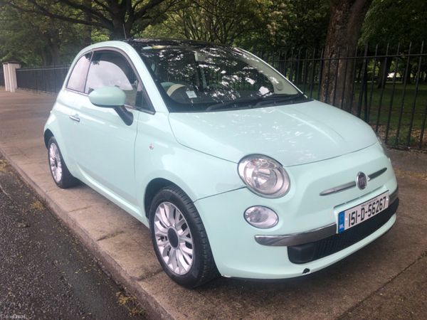 Fiat 500 Hatchback, Petrol, 2015, Green