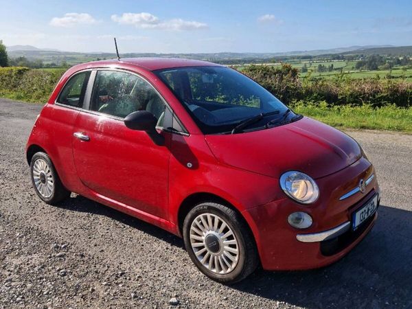 Fiat 500 Hatchback, Petrol, 2013, Red