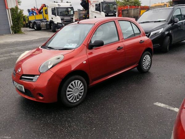 Nissan Micra Hatchback, Petrol, 2007, Red