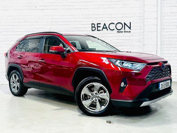 Toyota RAV4 SUV, Petrol Hybrid, 2021, Red