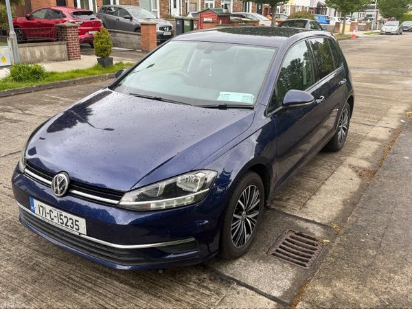 Volkswagen Golf Hatchback, Petrol, 2017, Blue