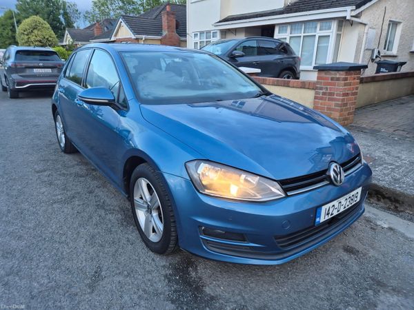 Volkswagen Golf Hatchback, Diesel, 2014, Blue