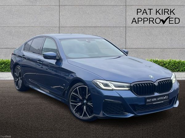 BMW 5-Series Saloon, Diesel, 2022, Blue