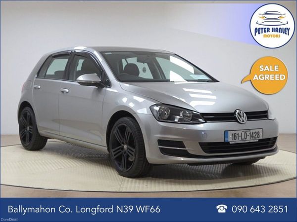 Volkswagen Golf Hatchback, Diesel, 2016, Silver
