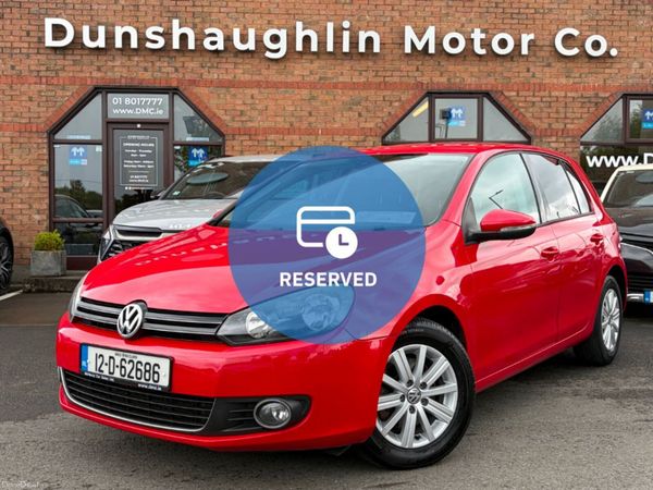Volkswagen Golf Hatchback, Petrol, 2012, Red