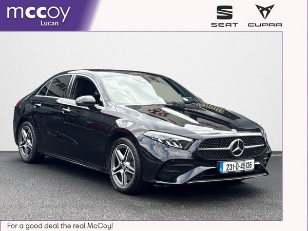 Mercedes-Benz A-Class Saloon, Petrol Plug-in Hybrid, 2023, Black