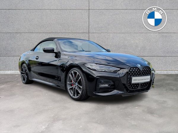 BMW 4-Series Convertible, Diesel Hybrid, 2023, Black
