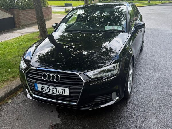 Audi A3 Hatchback, Petrol, 2018, Black