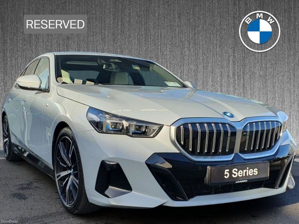 BMW 5-Series Saloon, Petrol Plug-in Hybrid, 2024, Grey