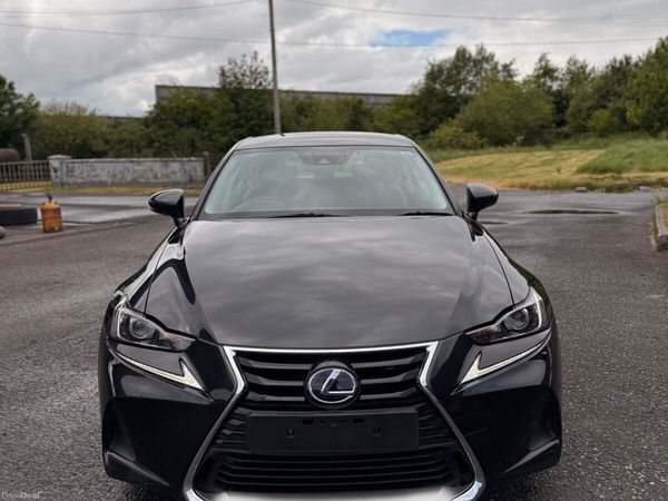 Lexus IS Saloon, Petrol Hybrid, 2018, Black