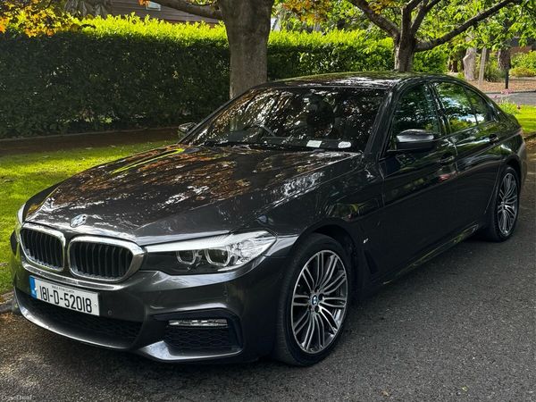 BMW 5-Series Saloon, Petrol Plug-in Hybrid, 2018, Grey