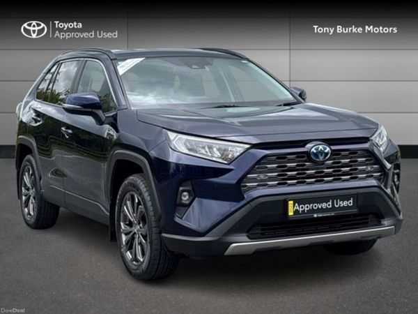 Toyota RAV4 SUV, Petrol Hybrid, 2022, Blue