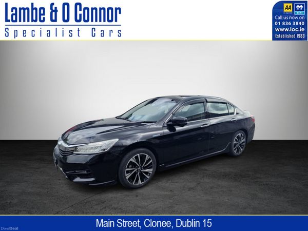 Honda Accord Saloon, Petrol Hybrid, 2019, Black