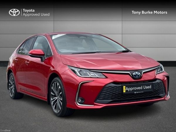 Toyota Corolla Saloon, Petrol Hybrid, 2024, Red