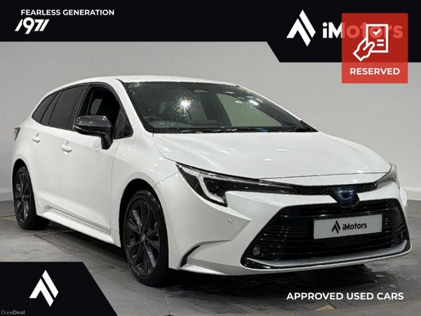 Toyota Corolla Estate, Petrol Hybrid, 2023, White