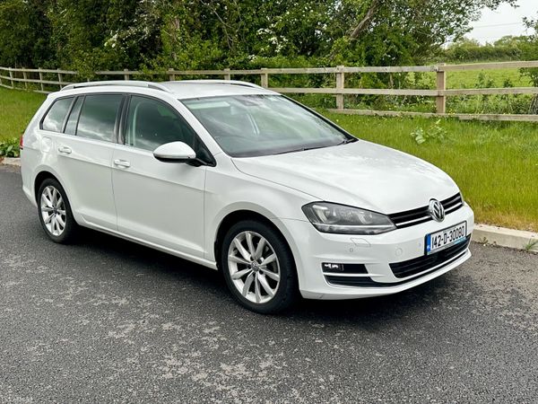 Volkswagen Golf Estate, Petrol, 2014, White