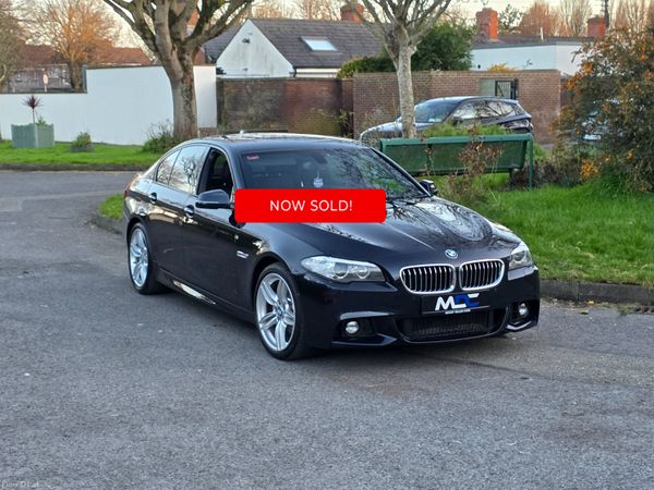 BMW 5-Series Saloon, Diesel, 2014, Black