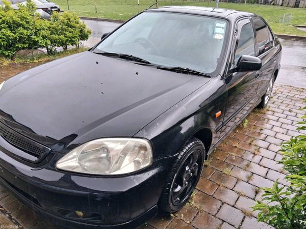 Honda Civic Saloon, Petrol, 2000, Black