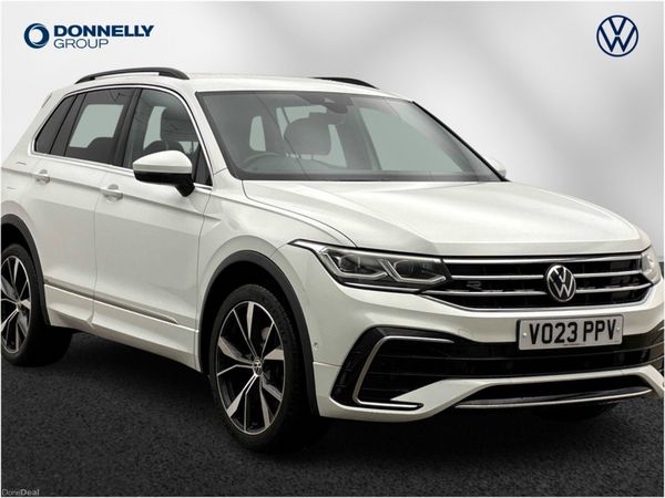 Volkswagen Tiguan Estate, Petrol Hybrid, 2023, White