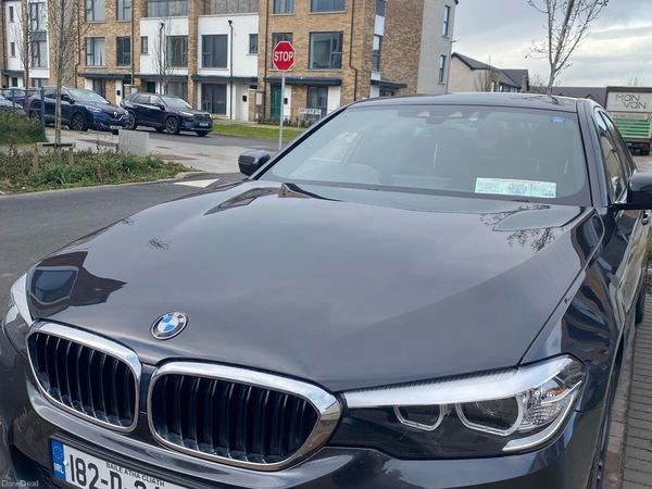 BMW 5-Series Saloon, Petrol Plug-in Hybrid, 2018, Grey