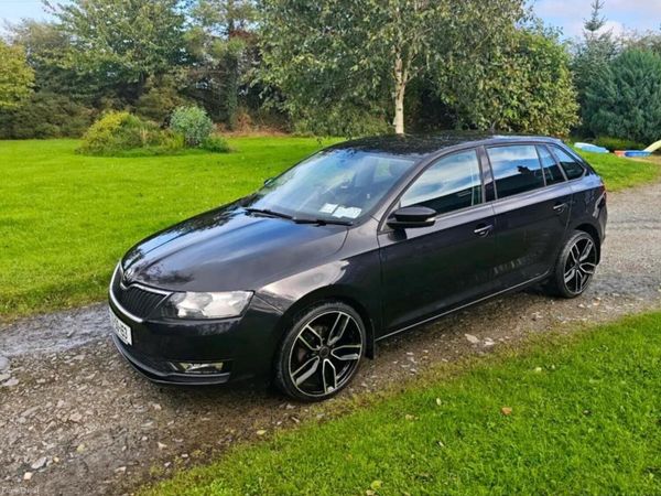 Skoda Rapid Hatchback, Diesel, 2017, Black