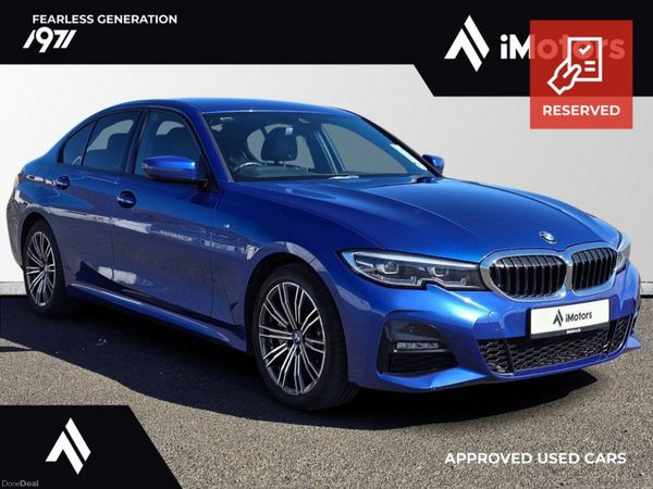 BMW 3-Series Saloon, Petrol Plug-in Hybrid, 2020, Blue