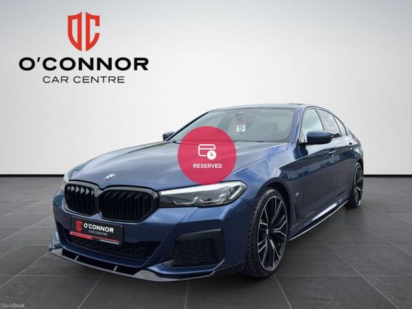 BMW 5-Series Saloon, Diesel, 2021, Blue