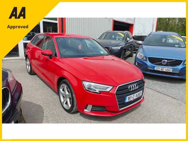 Audi A3 Hatchback, Petrol, 2018, Red
