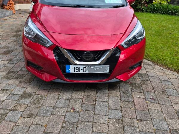 Nissan Micra Hatchback, Petrol, 2019, Red
