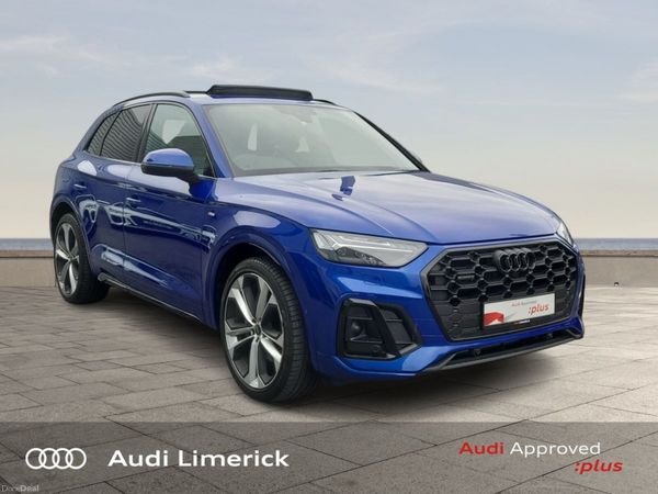 Audi Q5 SUV, Petrol Plug-in Hybrid, 2024, Blue