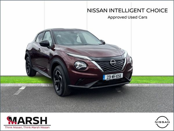 Nissan Juke SUV, Petrol Hybrid, 2023, Red