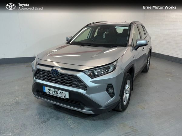 Toyota RAV4 SUV, Petrol Hybrid, 2021, Silver