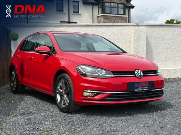 Volkswagen Golf Hatchback, Petrol, 2019, Red