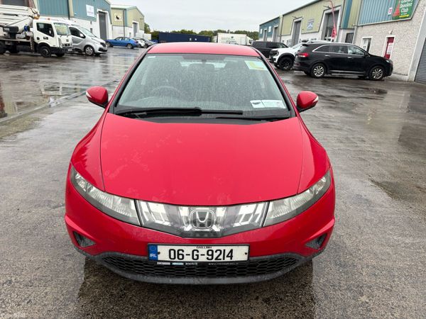 Honda Civic Hatchback, Petrol, 2006, Red