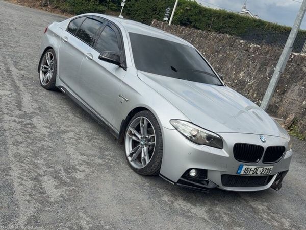 BMW 5-Series Saloon, Diesel, 2015, Silver